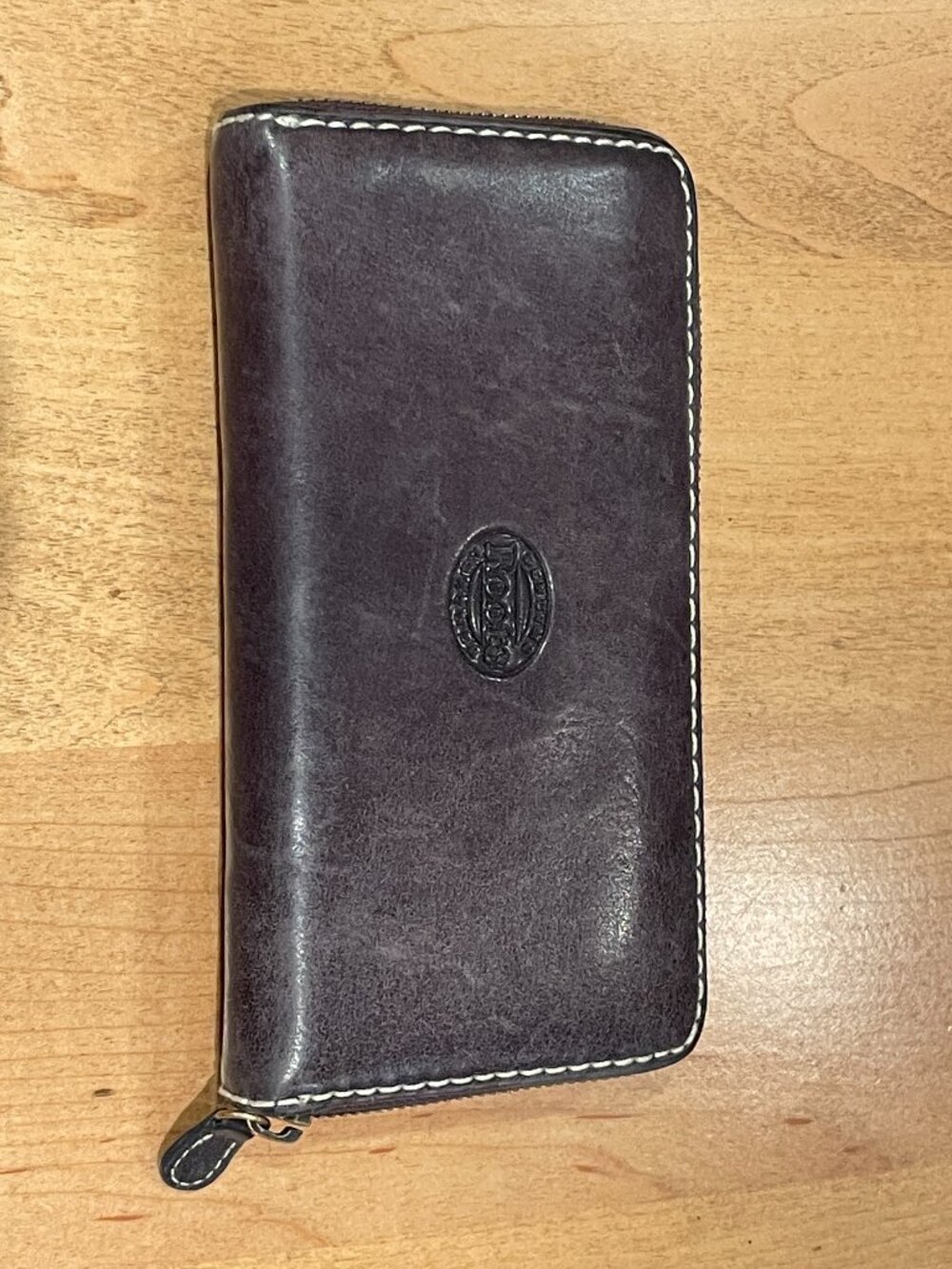 Beautiful Roots Leather Wallet - Deep Purple